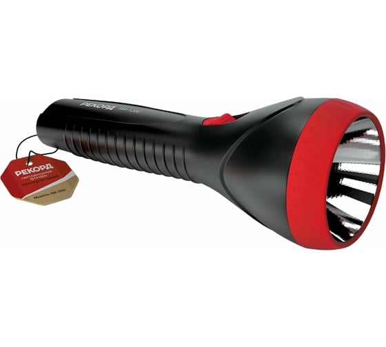 Изображение товара Аккумуляторный светодиодный фонарь РЕКОРД PM-1200, черный 23205