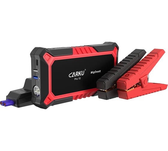 Изображение товара Портативное пуско-зарядное устройство CARKU 13000 mAh jump starter Pro-10
