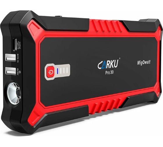 Изображение товара Портативное пуско-зарядное устройство CARKU 17000 mAh jump starter Pro-30
