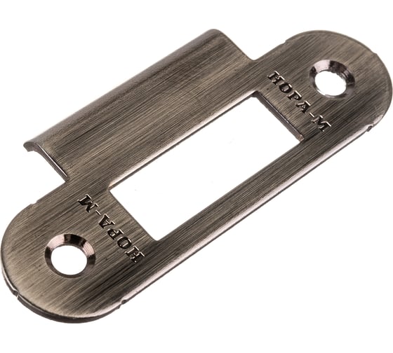 Изображение товара Ответная планка НОРА-М 504.18 ст. бронза 80 мм с заходом 8574