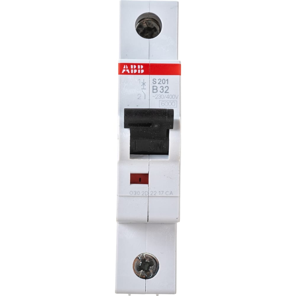 Автоматический выключатель ABB, цвет серый