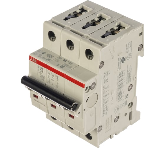 Изображение товара Автоматический выключатель ABB S203 3P 32А 6kA 2CDS253001R0325