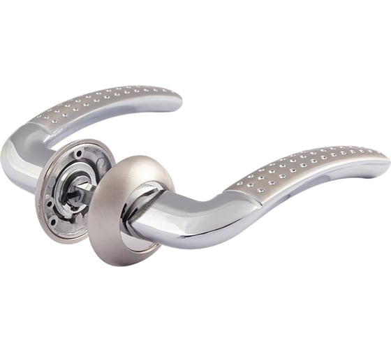 Изображение товара Дверная ручка НОРА-М 96А AL мат. хром/хром 15977