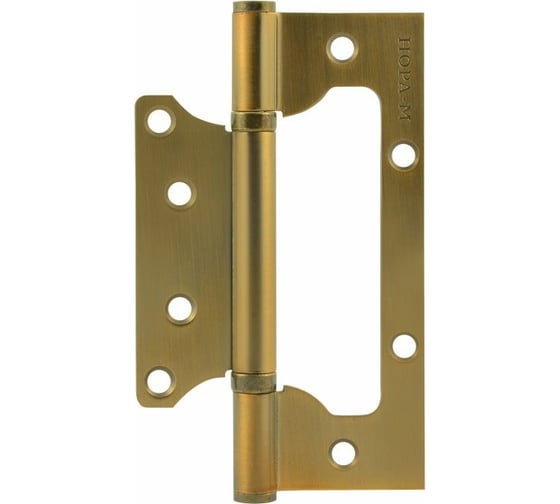 Изображение товара Универсальная накладная петля НОРА-М 800-5" FHP мат. кофе без колп. 125х75х2,5 15948