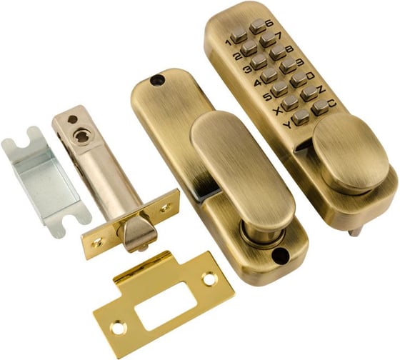 Изображение товара Кодовый замок НОРА-М 201 с фикс. ст. бронза 7321