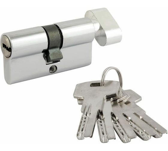 Изображение товара Цилиндровый механизм НОРА-М ЕСО Z ЛПВ-60 30-30 хром Х 16103