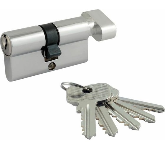 Изображение товара Цилиндровый механизм НОРА-М ЕСО Z ЛВ-60 30-30 хром Х 16095