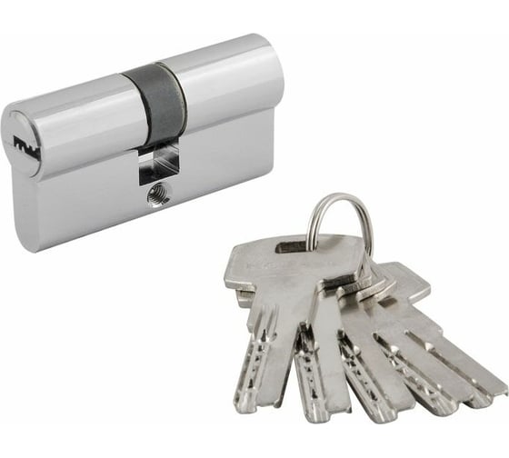 Изображение товара Цилиндровый механизм НОРА-М ЕСО Z ЛП-60 30-30 хром 16101