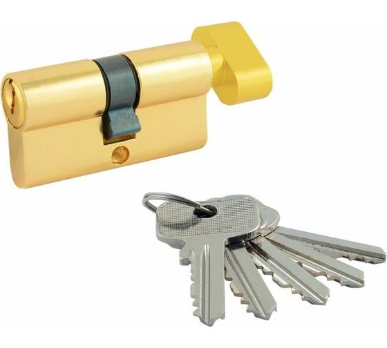 Изображение товара Цилиндровый механизм НОРА-М ЕСО Z ЛВ-60 30-30 латунь Х 16094