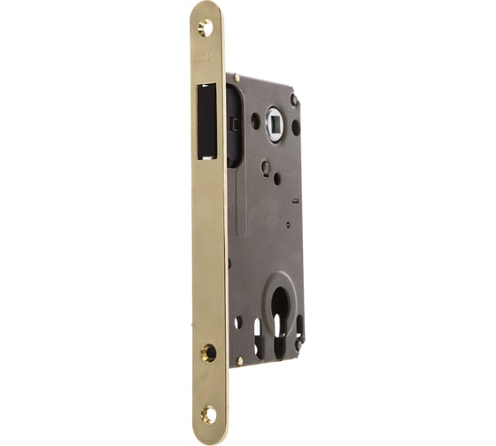 Изображение товара Корпус замка под цилиндр НОРА-М магнитный ригель, с отв.планкой 25М-85 мм зол. 14746