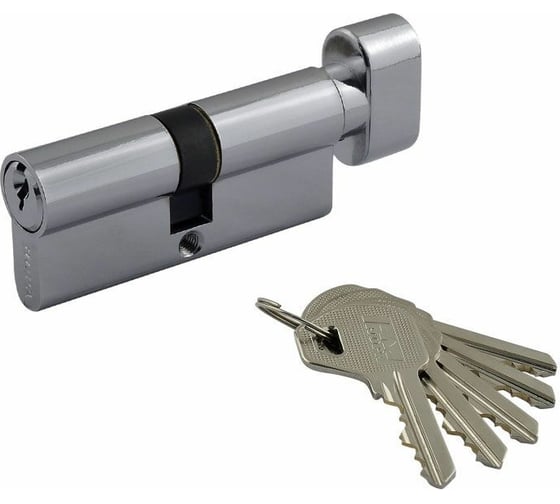 Изображение товара Цилиндровый механизм НОРА-М ЛУВ-70 35-35 хром Х 5337