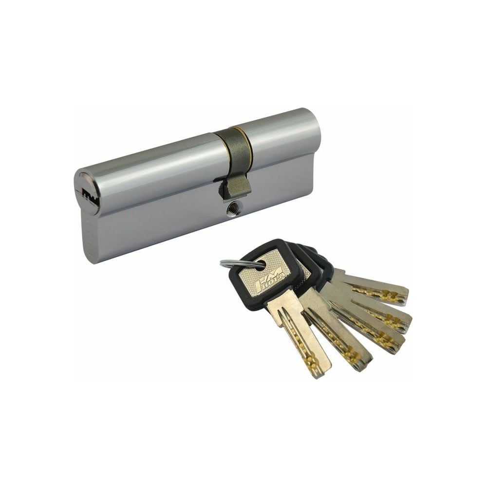 Изображение товара Цилиндровый механизм НОРА-М ЛПУ-90 55-35 хром надежный замок