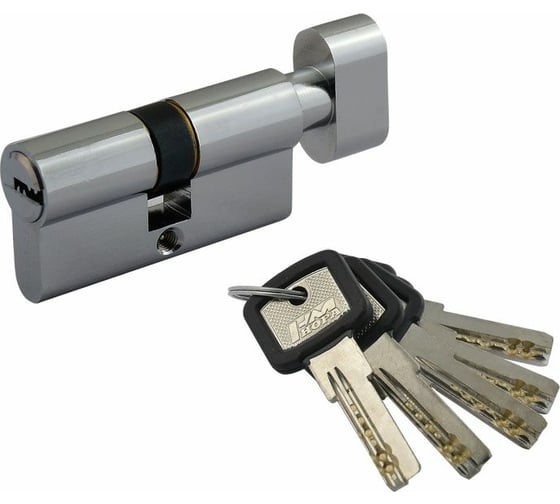 Изображение товара Цилиндровый механизм НОРА-М ЛПУВ-60 30-30 хром Х 5357