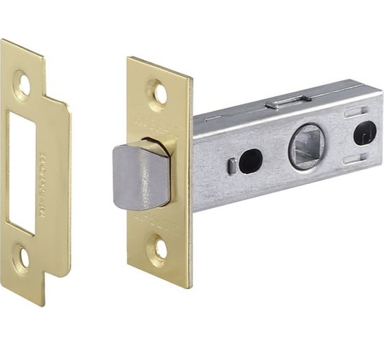 Изображение товара Дверная защелка НОРА-М С-45 SB матовая латунь 9008