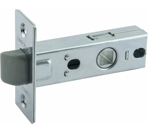 Изображение товара Дверная защелка НОРА-М С-45П пластиковый язычок, хром 15467