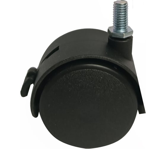 Изображение товара Колесная опора Brante 50 мм, на штыре, со стопором, пластик 107230