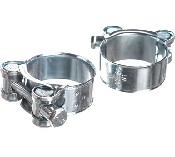 Изображение товара Шарнирный хомут Госкреп оцинк. 36-39 мм 2 шт. 11-0016410