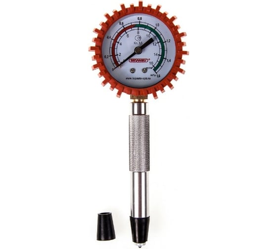 Изображение товара Бензиновый прижимной компрессометр в защитном чехле SKYWAY S07901001