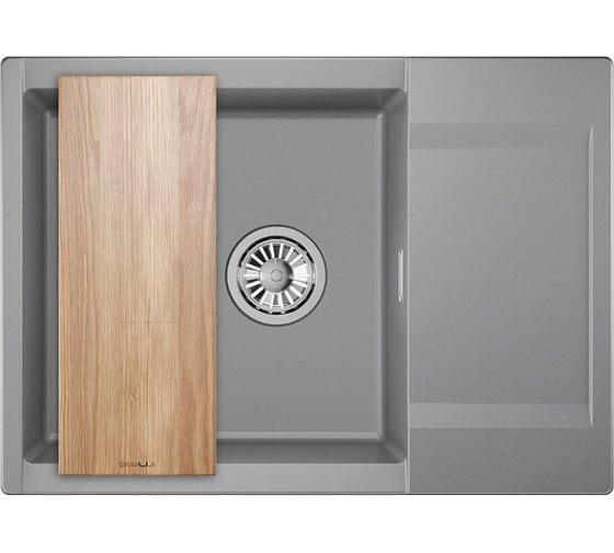 Изображение товара Мойка для кухни GRANULA Estetica 7003 алюминиум 7003, АЛЮМИНИУМ