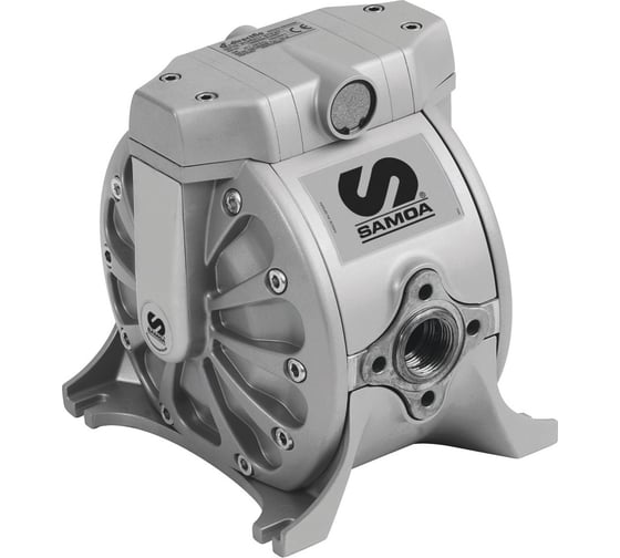 Изображение товара Диафрагменный насос SAMOA DF100 ALU/PTFE для растоврителей, красок и чернил на основе растворителей, лаков DF100AASTSTTBAS