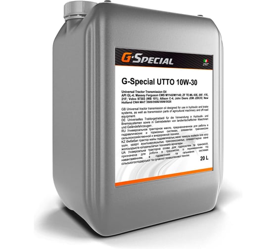 Изображение товара Масло G-Special UTTO 10W-30 20 л G-ENERGY 253390082