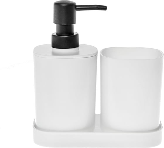 Изображение товара Набор пластиковых аксессуаров для ванной HomeQueen Basic 77014