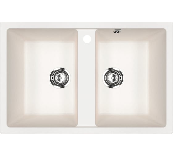 Изображение товара Мойка для кухни ULGRAN из искусственного камня U-608_328, бежевый U-608-328