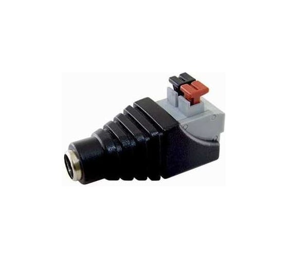 Изображение товара Разъем питания Ripo гнездо 2.1x5.5 с быстрозажимной клеммной колодкой, упаковка 5шт. 005-200051-5