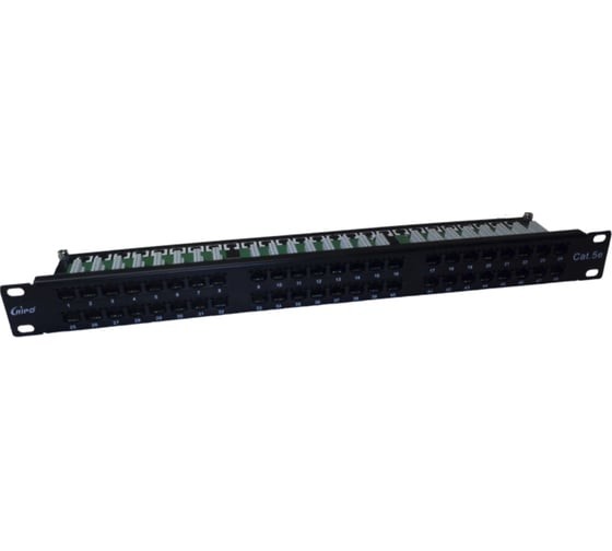 Изображение товара Патч-панель Ripo высокой плотности, 19", 1u, 48 портов, rj45, категория 5е 003-100010