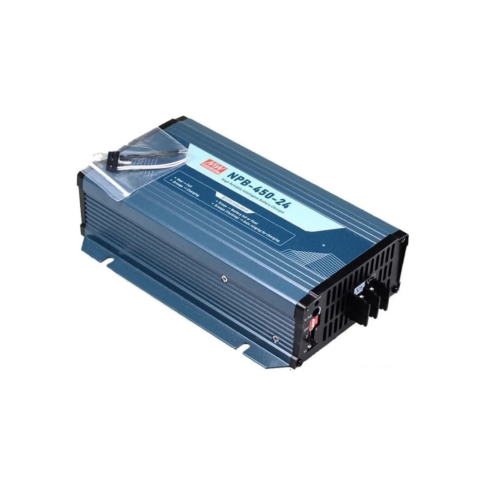 Изображение товара Умное зарядное устройство Mean Well NPB-450-24 с защитой и вентилятором