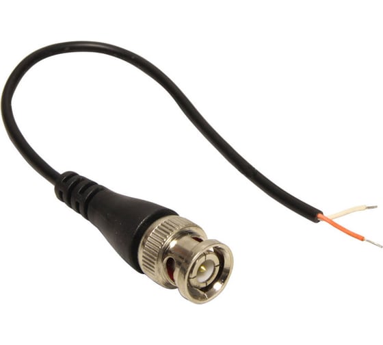 Изображение товара Разъем bnc Ripo с кабелем 20см, под пайку 005-200038