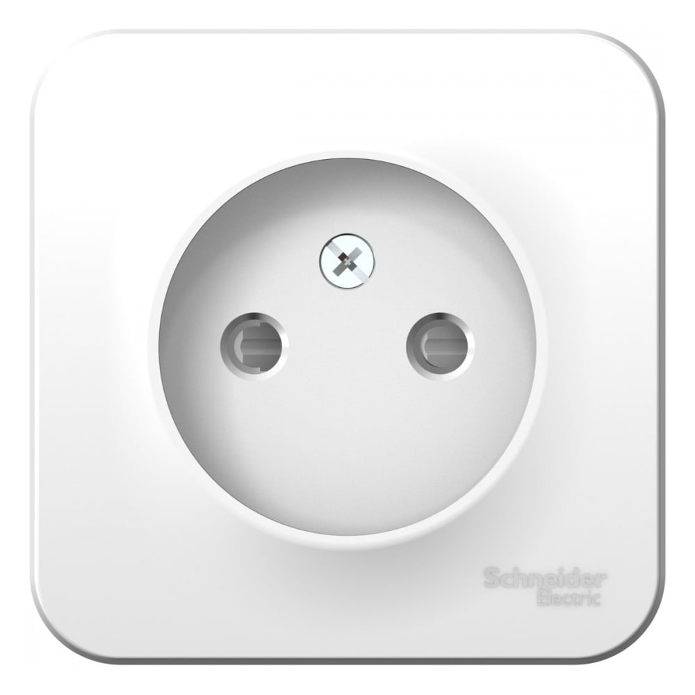Изображение товара Одноместная розетка Systeme Electric Blanca IP20 16А белая для открытого монтажа