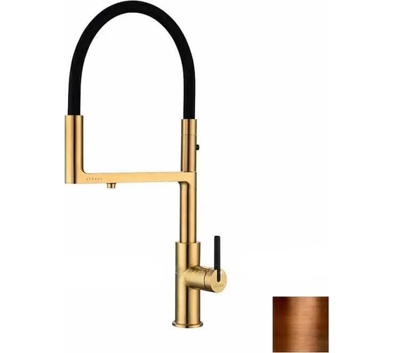 Изображение товара Смеситель для кухни Paulmark TORNADO брашированная медь To213402-BC