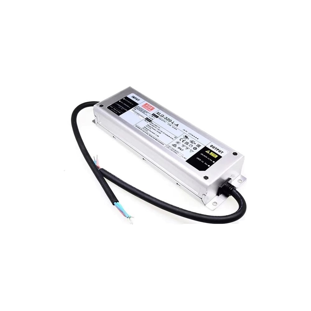 Изображение товара Сетевой преобразователь Mean Well XLG-320-H-AB 320 Вт IP67 герметичный