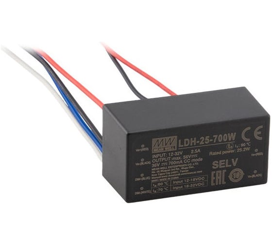Изображение товара Модульный преобразователь Mean Well LDH-25-700W DC-DC Т03631611