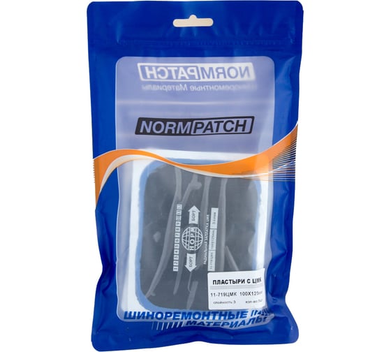 Изображение товара Заплатки NORM 11-719 с ЦМК 100х125 мм, 5 шт. 11-719 ЦМК