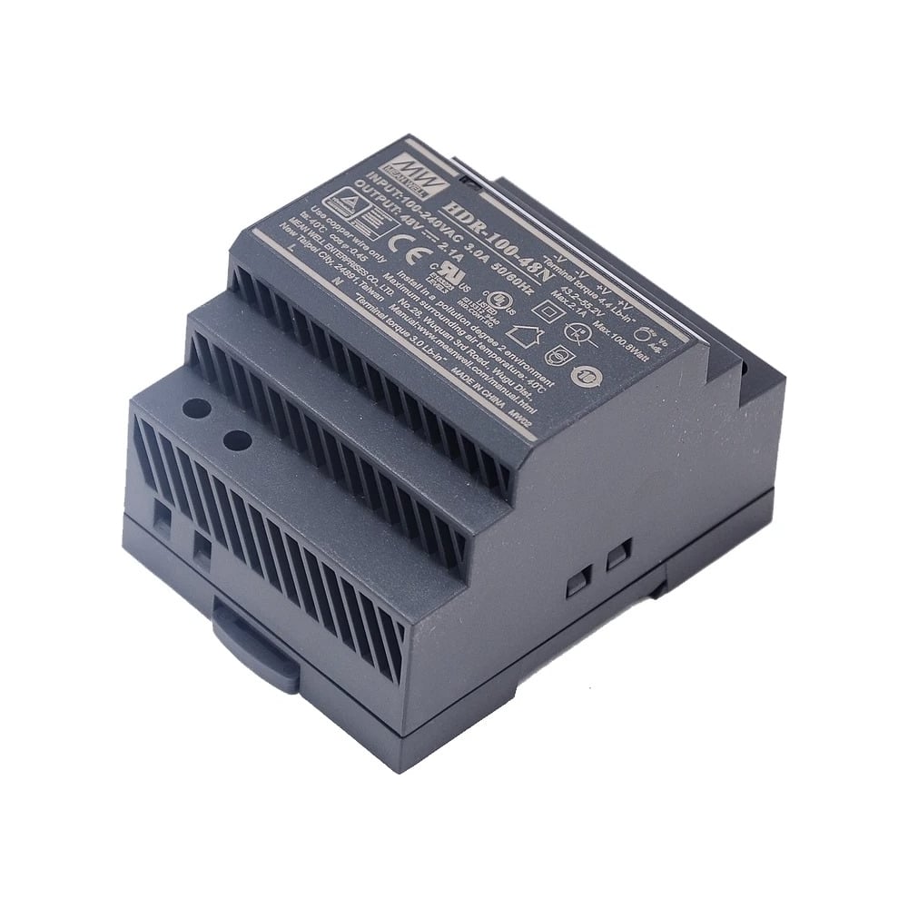 Изображение товара Источник питания Mean Well HDR-100-48N AC-DC на DIN-рейку