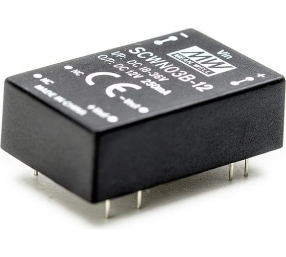 Изображение товара Преобразователь Mean Well SCWN03B-03 DC-DC Т02695805