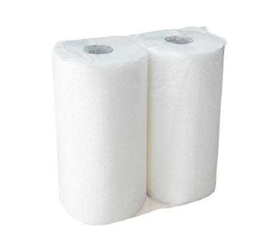 Изображение товара Бумажные полотенца Комус 2 слоя, белая, 17 м, 2 рулона 1738328