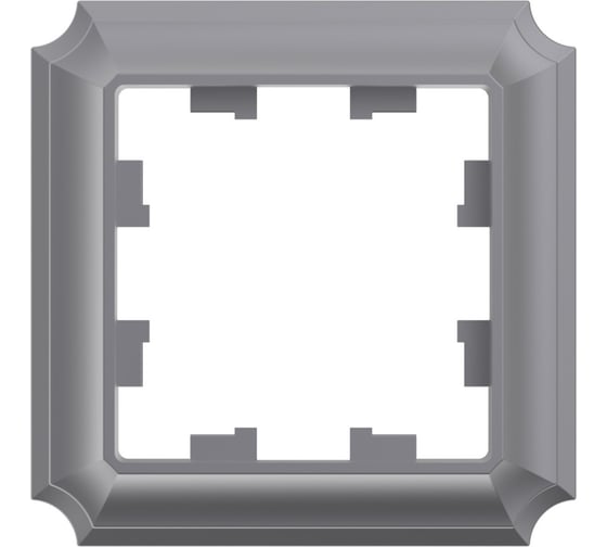 Изображение товара 1-постовая рамка Systeme Electric Atlasdesign antique сталь ATN100901