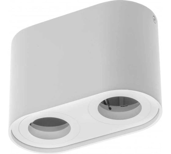 Изображение товара Потолочный светильник GTV senso duo, алюминий, 83x165x110, ip20, max 50w, круглый, белый OS-SEND5083OKB-10