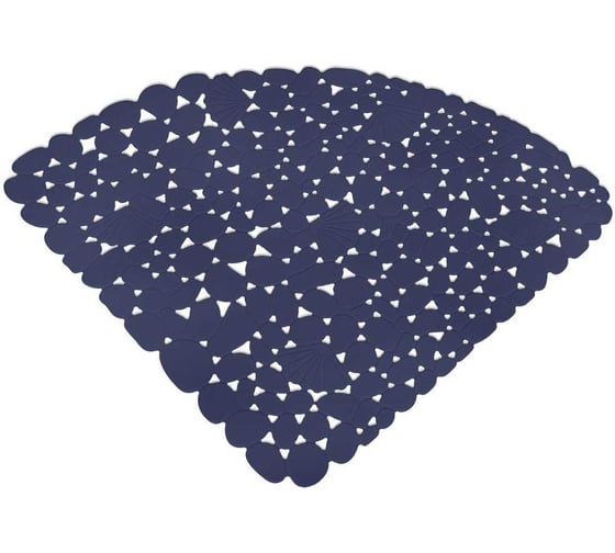 Изображение товара Коврик для душевой кабины МУЛЬТИДОМ 54x54 см, треугольный, темно-серый ПТ72-77