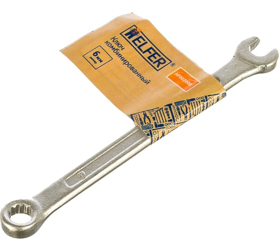 Изображение товара Комбинированный ключ 6 мм HELFER HF002000