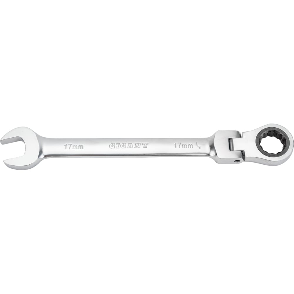 Комбинированный трещоточный шарнирный ключ Gigant комбинированный трещоточный ключ berger bg1246 шарнирный 17 мм