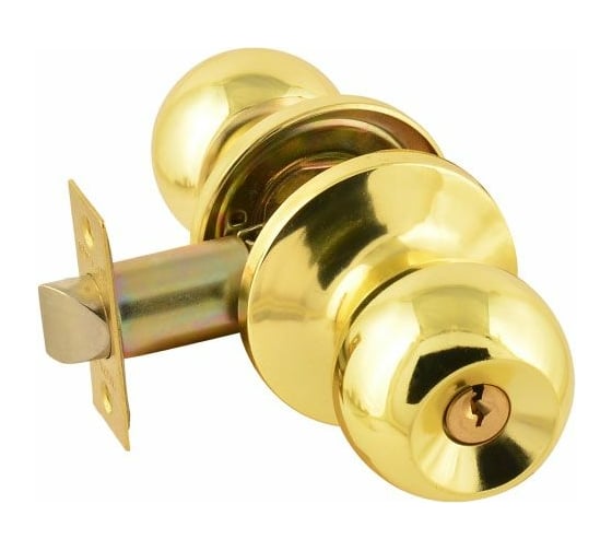 Изображение товара Межкомнатная защелка НОРА-М ЕСО зол. ЗШ-01-Э ключ/фикс. 13737