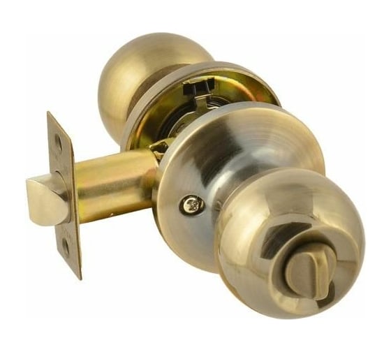 Изображение товара Межкомнатная защелка НОРА-М ЕСО стар. бронза ЗШ-03-Э фикс. 13747