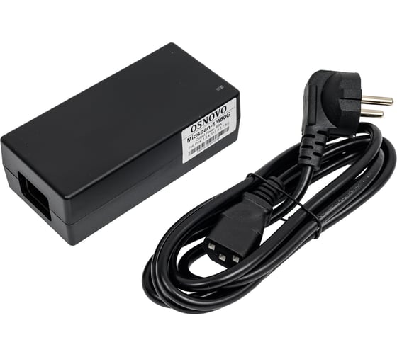 Изображение товара PoE-инжектор OSNOVO Midspan-1/650G 65W Gigabit Ethernet на 1 порт. sct1384