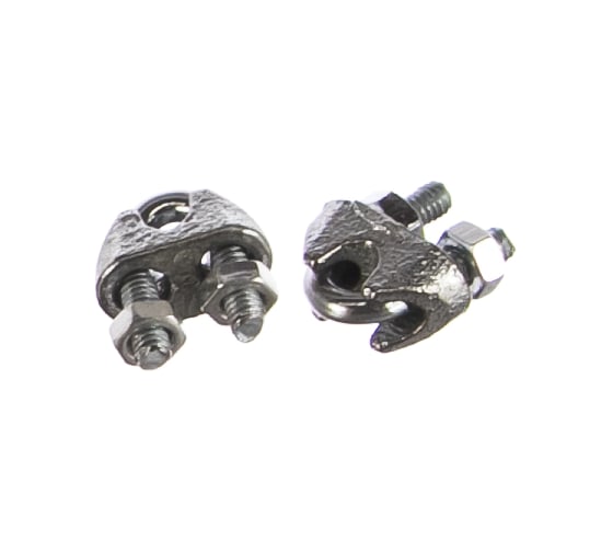 Изображение товара Зажим троса Стройметиз 3мм DIN 741 уп.150 шт. 4010018