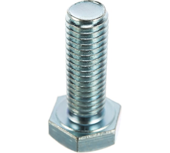 Изображение товара Болт Стройметиз М10х30 DIN 933, класс прочности 8.8, цинк уп. 20 шт. 3022034