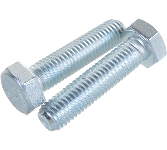 Изображение товара Болт Стройметиз М12х50 DIN 933, класс прочности 8.8, цинк уп. 12 шт. 3023084